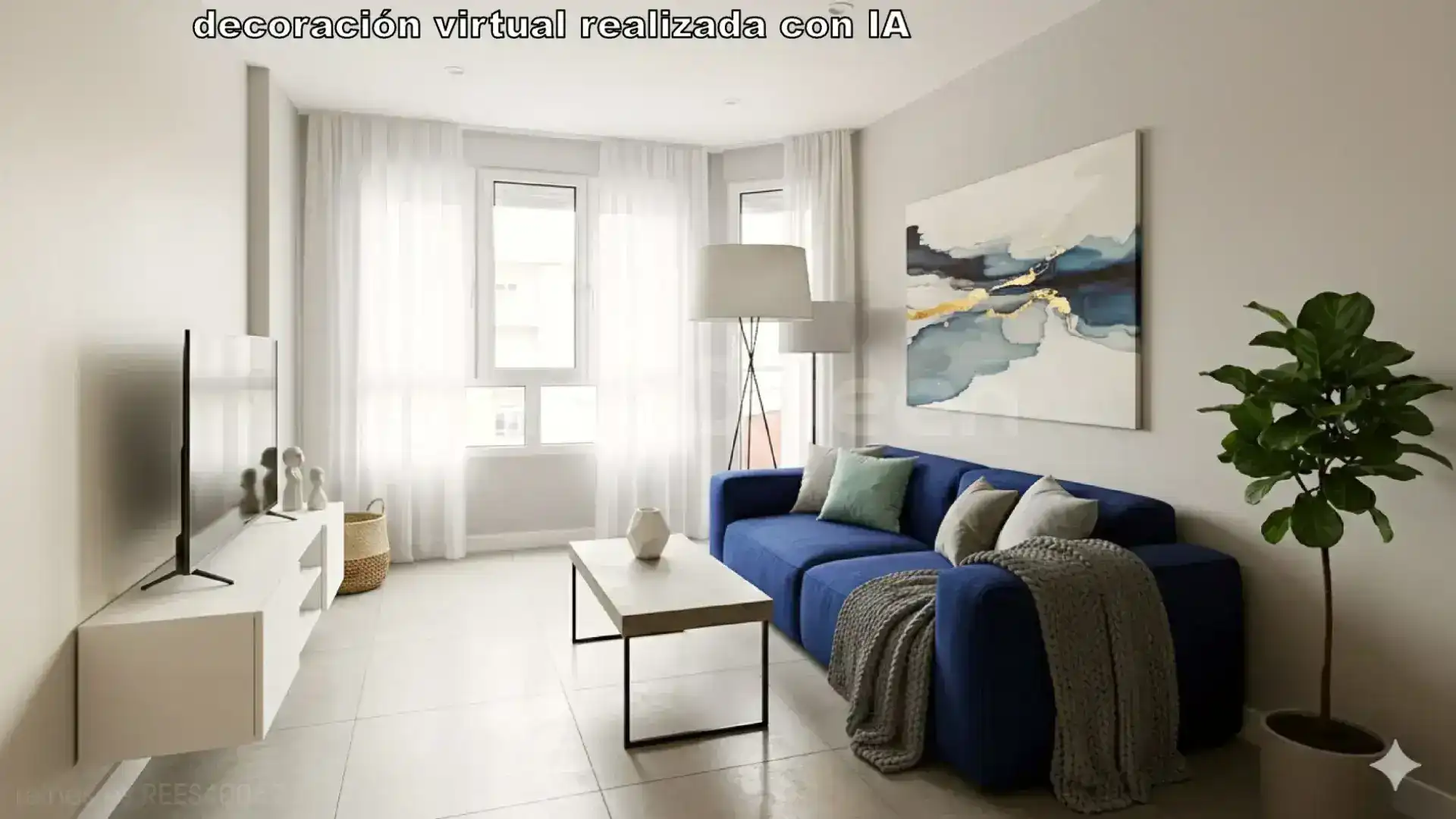 Sala de estar de Piso en venta en Santander con Terraza y Amueblado