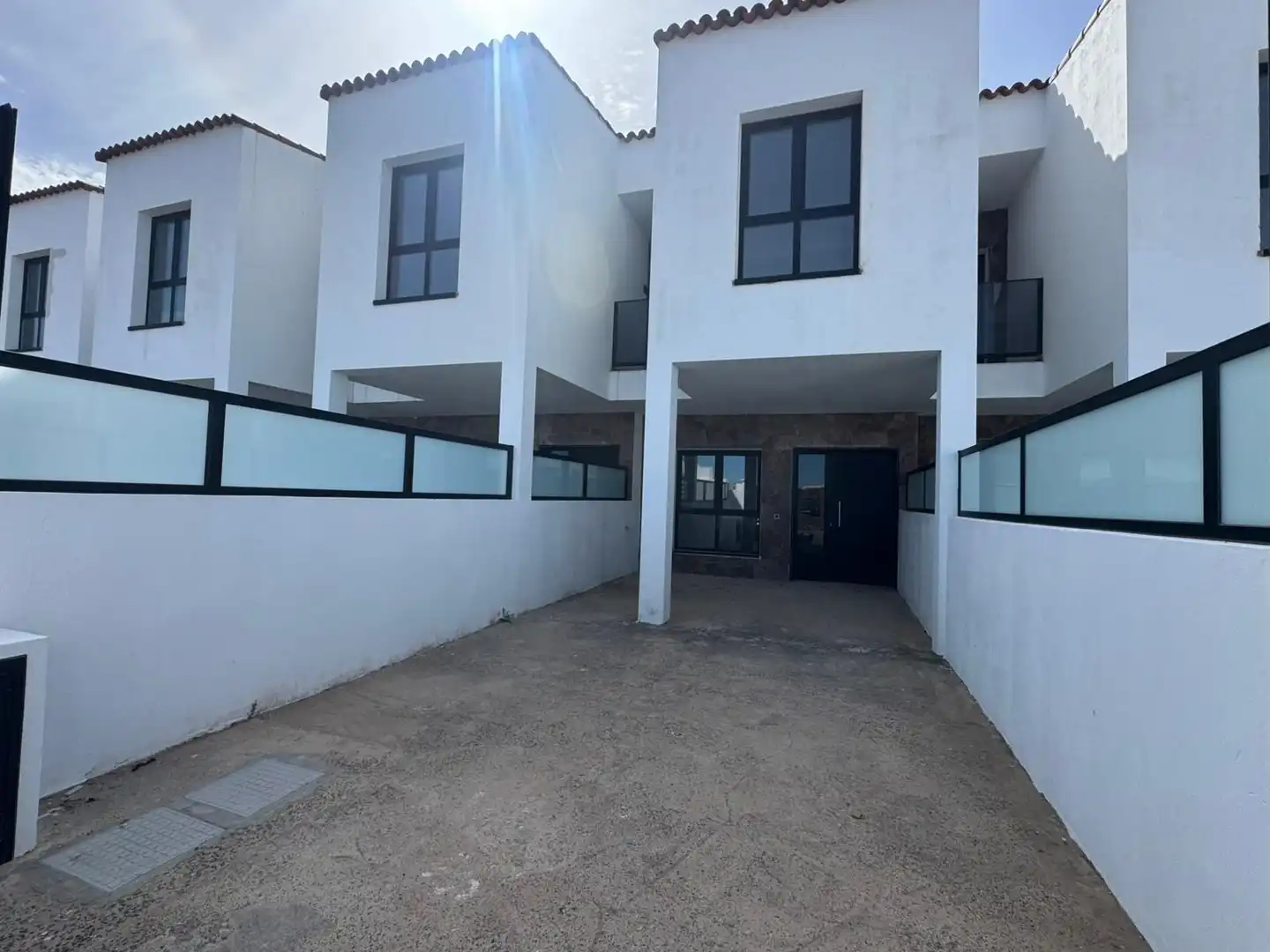 Vista exterior de Casa adosada en venta en La Oliva