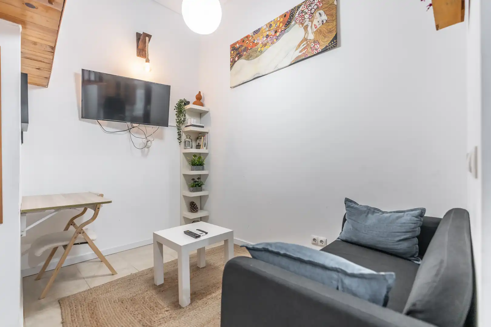 Sala de estar de Loft en venta en Madrid