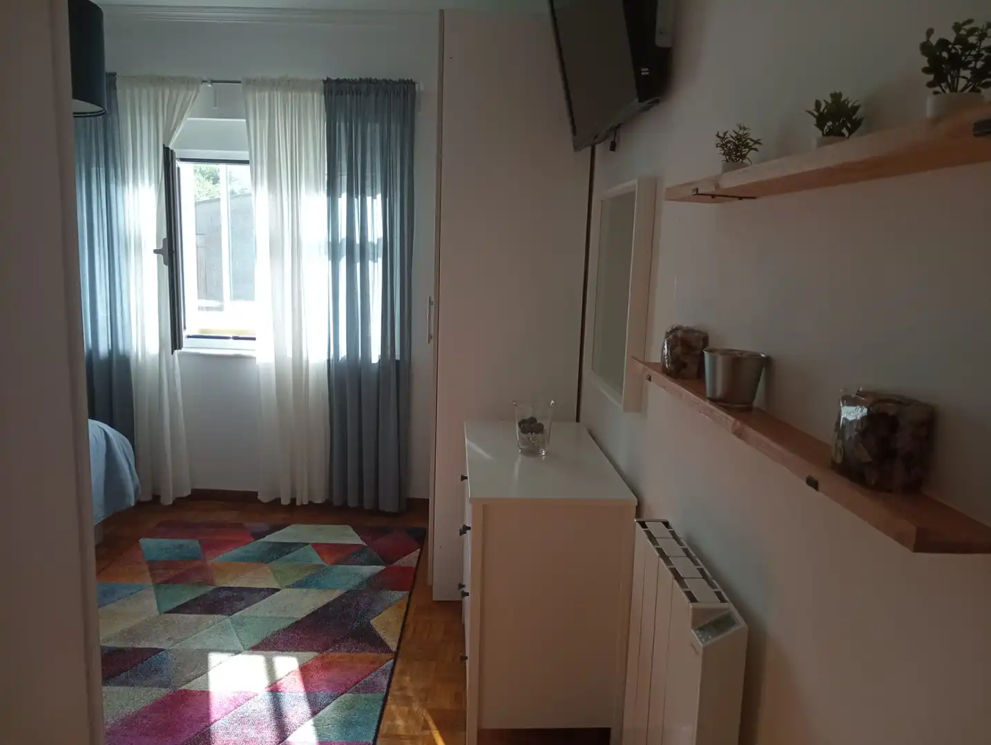 Sala de estar de Piso en venta en Viveiro con Calefacción, Amueblado y Balcón