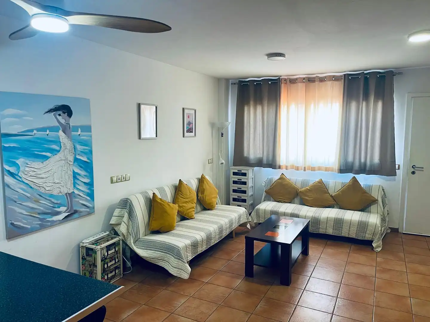 Sala de estar de Apartamento en venta en San Sebastián de la Gomera con Trastero, Amueblado y Lavadora