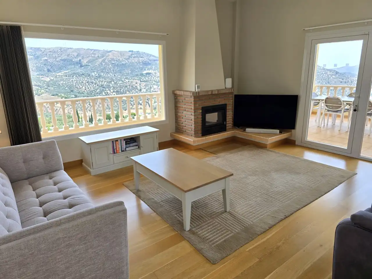 Living room of Houses for sale in Alcaucín  with Air Conditioner, Terrace and Swimming Pool