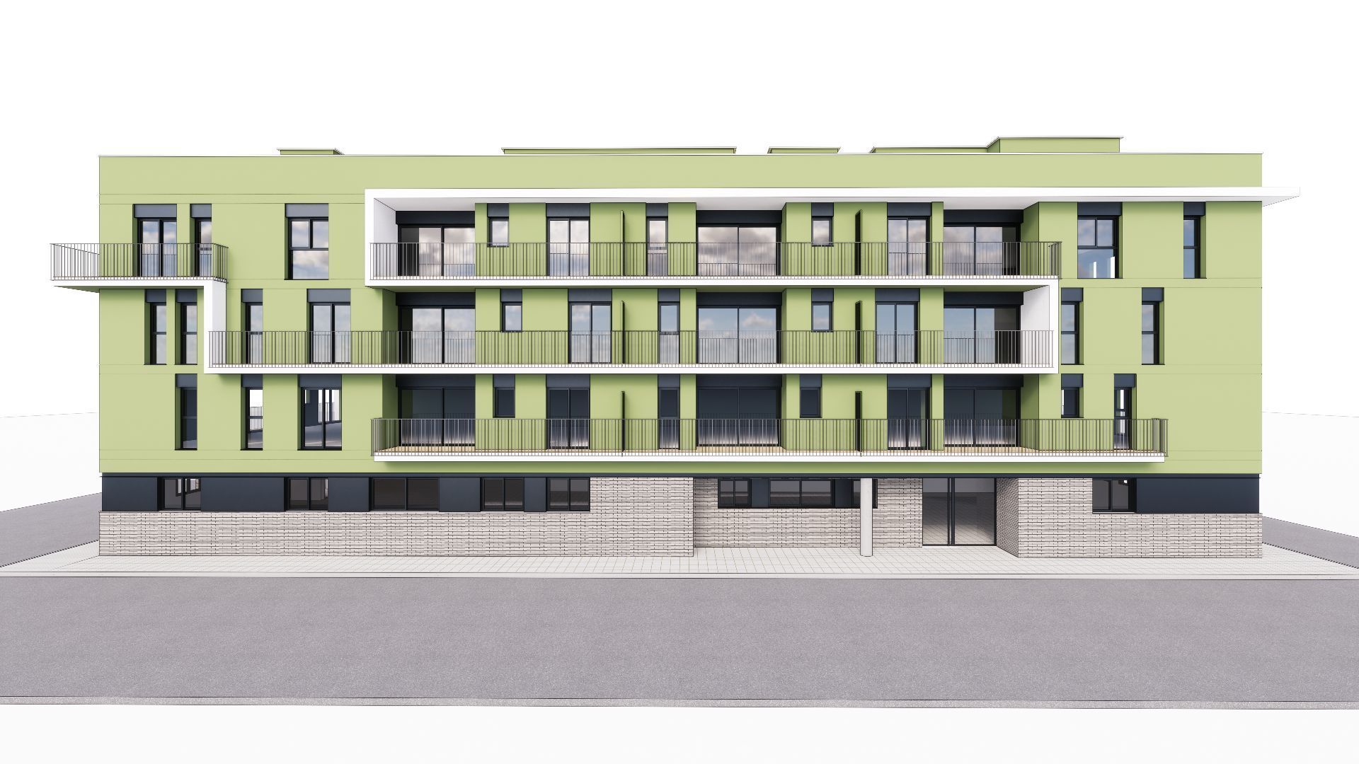 Vista exterior de Piso en venta en Granollers con Aire acondicionado y Calefacción