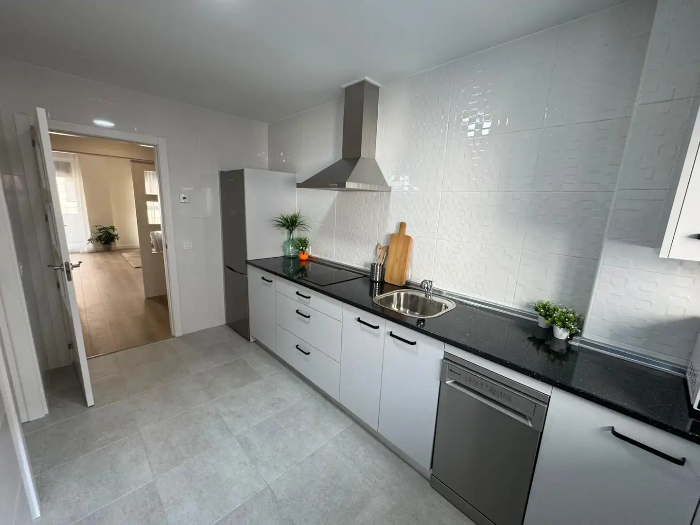Cocina de Piso de alquiler en Cáceres con Aire acondicionado, Calefacción y Terraza