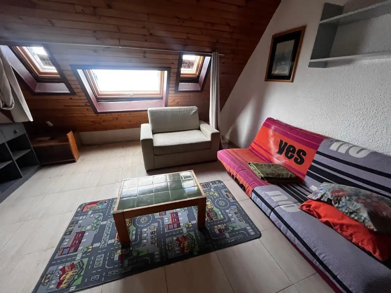 Sala de estar de Estudio de alquiler en Canillo con Amueblado
