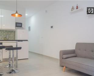 Living room of Flat to rent in  Madrid Capital  with Air Conditioner, Heating and Furnished