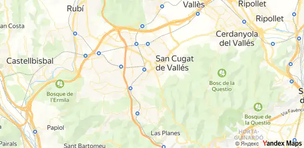 Vista exterior de Pis en venda en Sant Cugat del Vallès