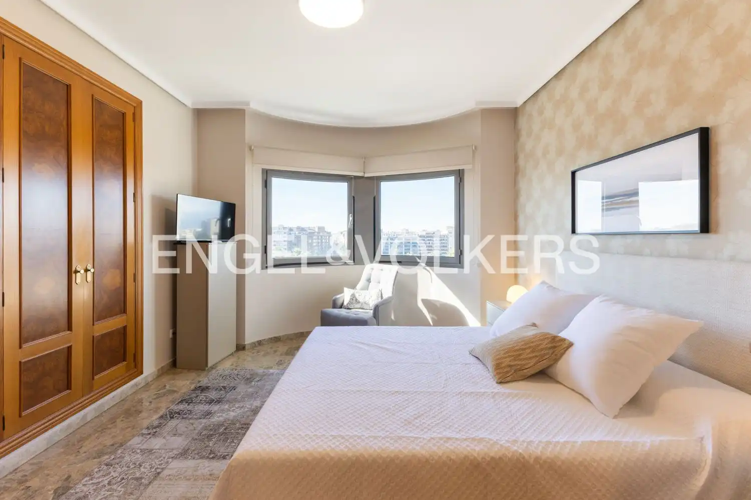 Habitación de Piso de alquiler en Valencia con Aire acondicionado, Calefacción y Amueblado