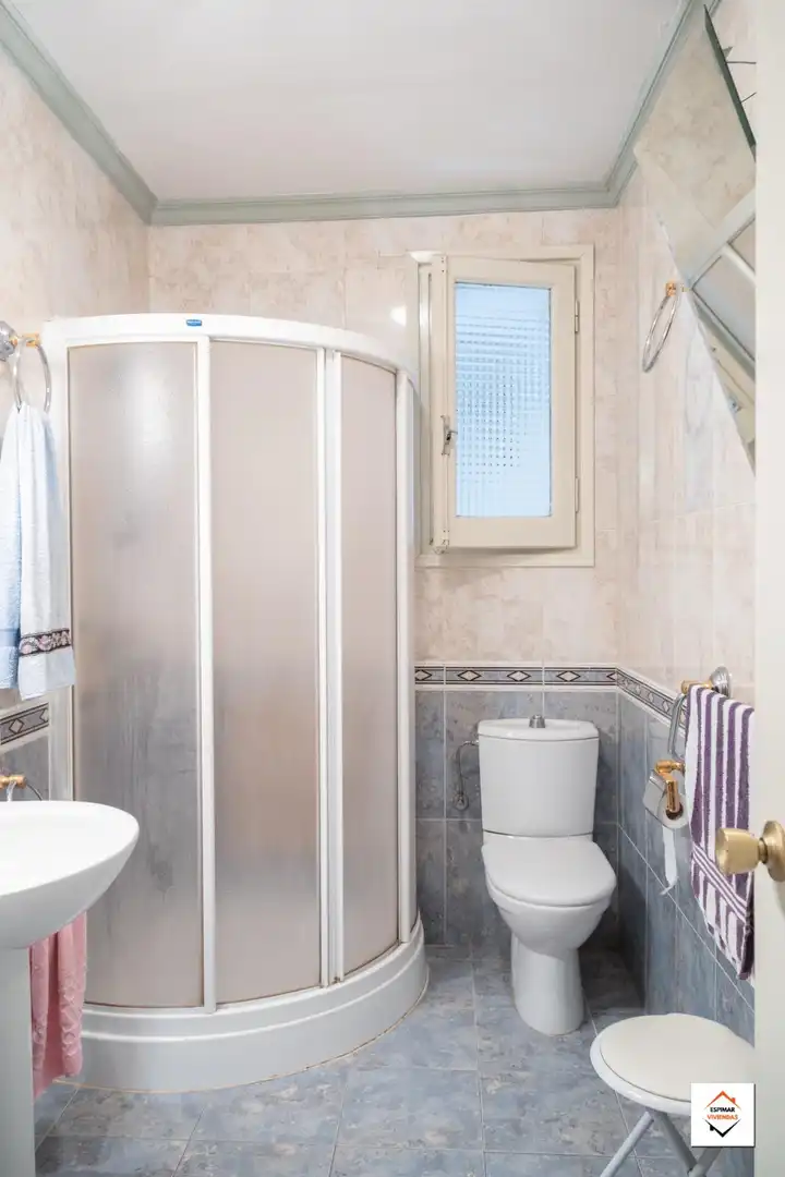 Baño de Casa o chalet en venta en San Mateo de Gállego con Aire acondicionado, Calefacción y Trastero