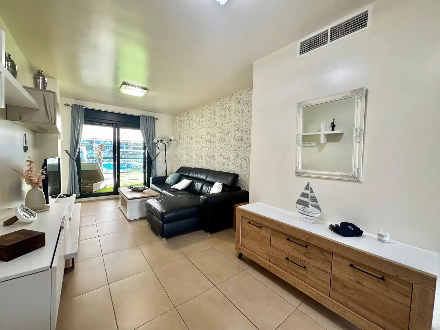 Sala de estar de Casa o chalet de alquiler en Pilar de la Horadada con Aire acondicionado, Calefacción y Terraza