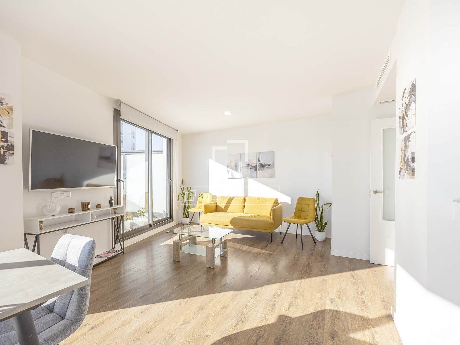 Sala d'estar de Àtic en venda en  Valencia Capital amb Aire condicionat, Calefacció i Jardí privat