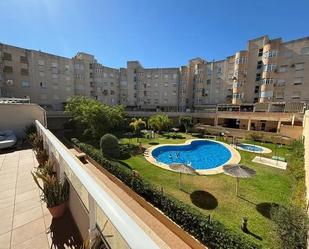 Exterior view of Flat for sale in Málaga Capital  with Terrace and Community pool