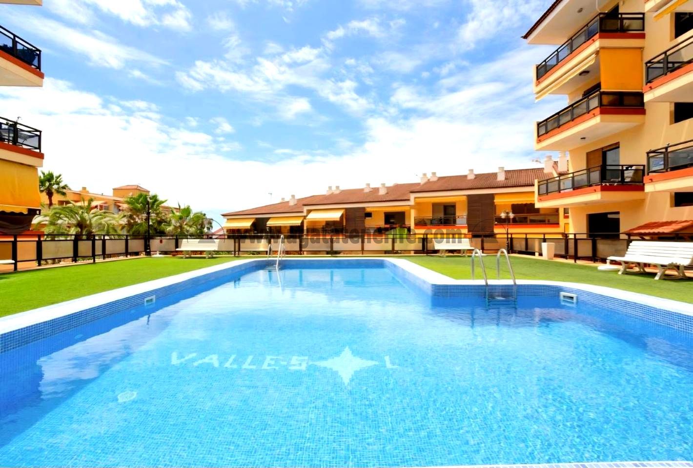 Swimming pool of Flat to rent in Puerto de la Cruz  with Terrace, Swimming Pool and Furnished