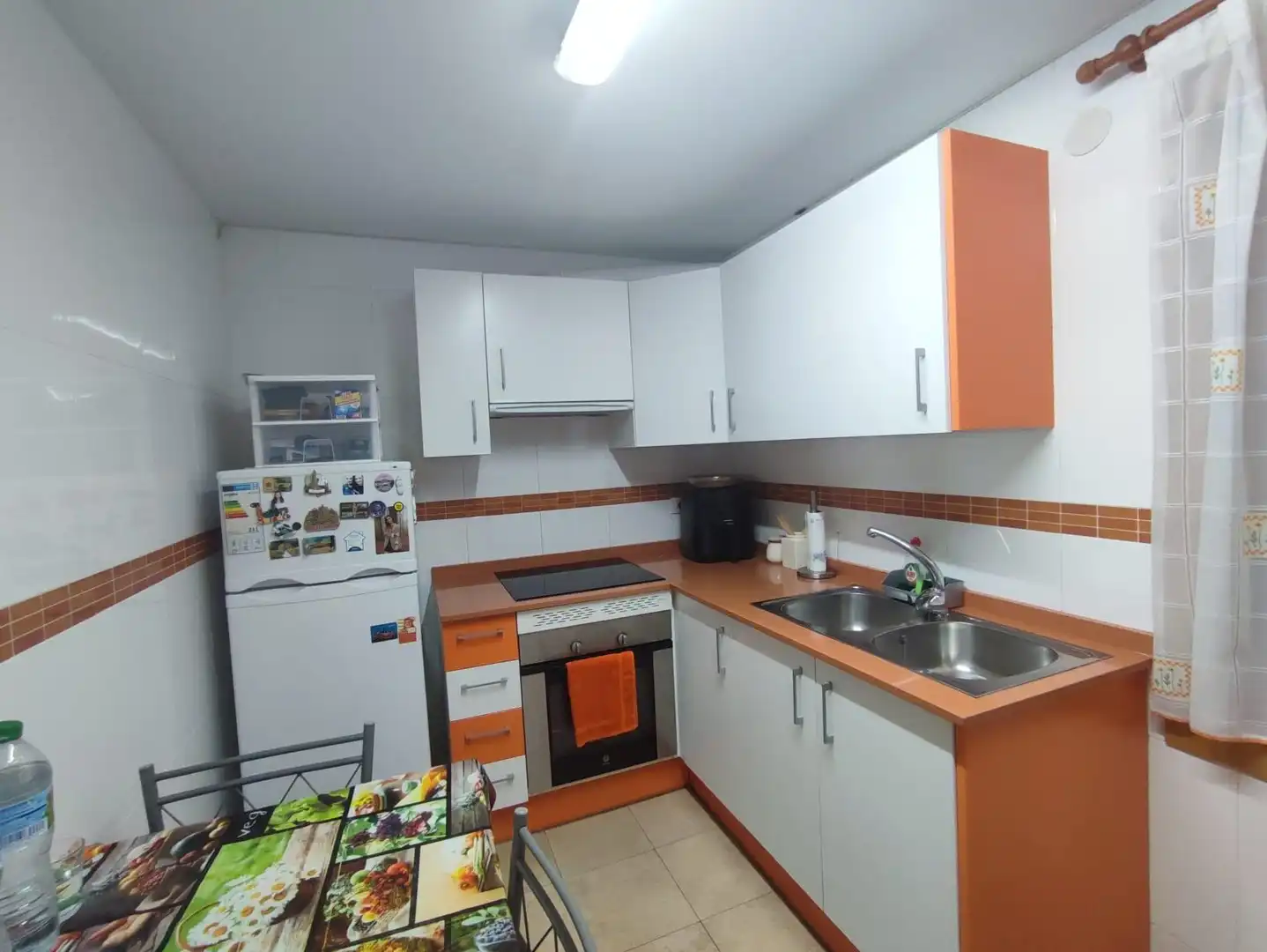 Küche von Wohnung zum Verkauf in Castellón de la Plana / Castelló de la Plana mit Heizung, Möbliert und Balkon