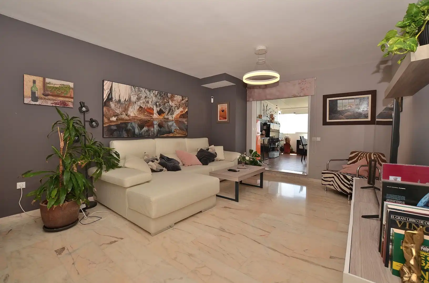 Living room of Attic for sale in Benalmádena  with Air Conditioner, Parquet flooring and Terrace
