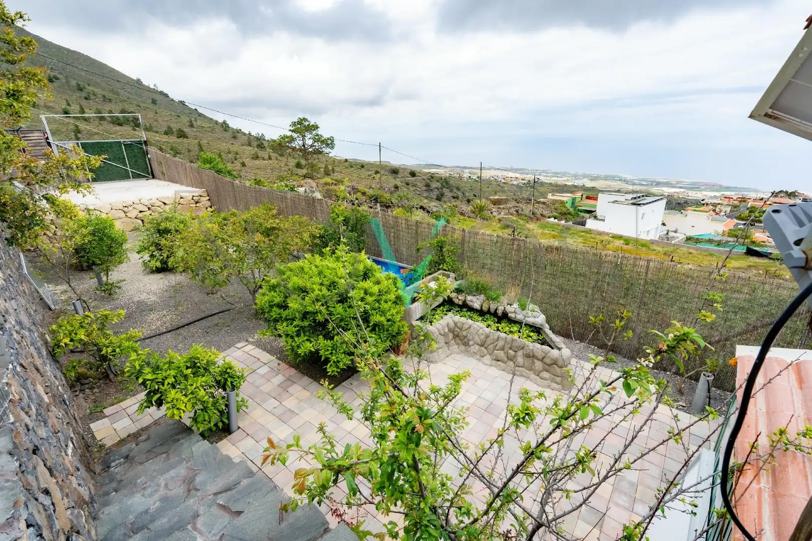 Terrassa de Finca rústica en venda en Guía de Isora amb Aire condicionat, Jardí privat i Terrassa
