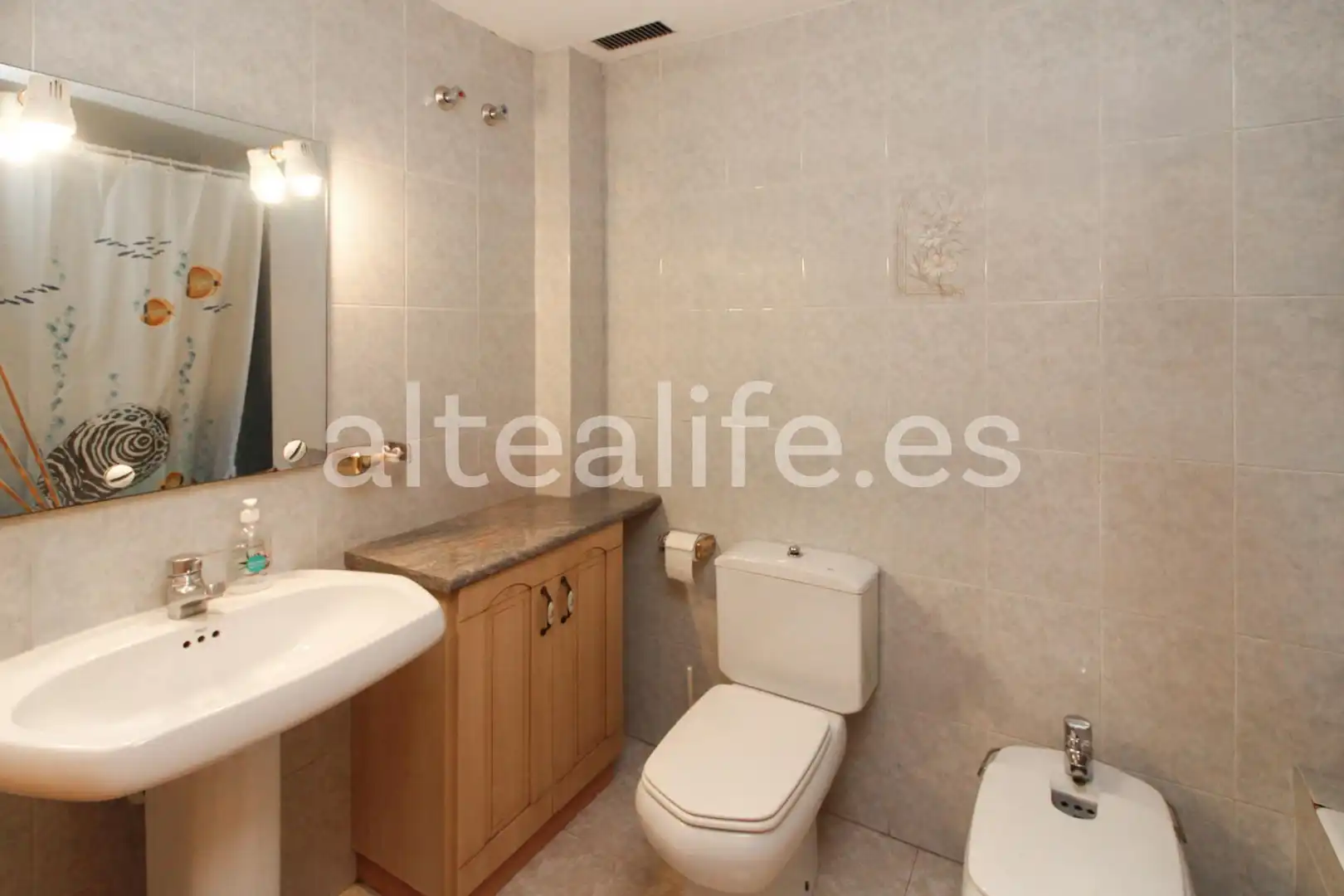 Badezimmer von Wohnungen zum Verkauf in Altea mit Klimaanlage und Balkon