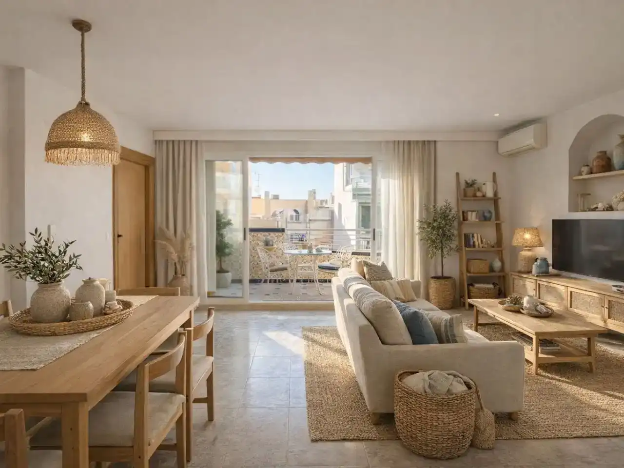 Sala d'estar de Àtic en venda en Benidorm amb Aire condicionat