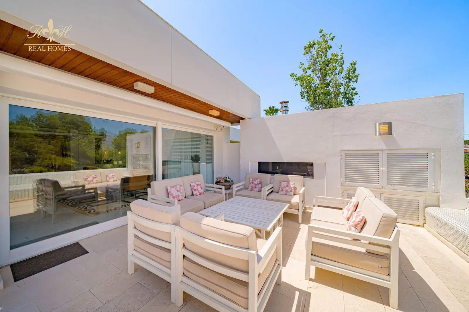 Terrace of Houses for sale in L'Alfàs del Pi  with Air Conditioner, Terrace and Swimming Pool