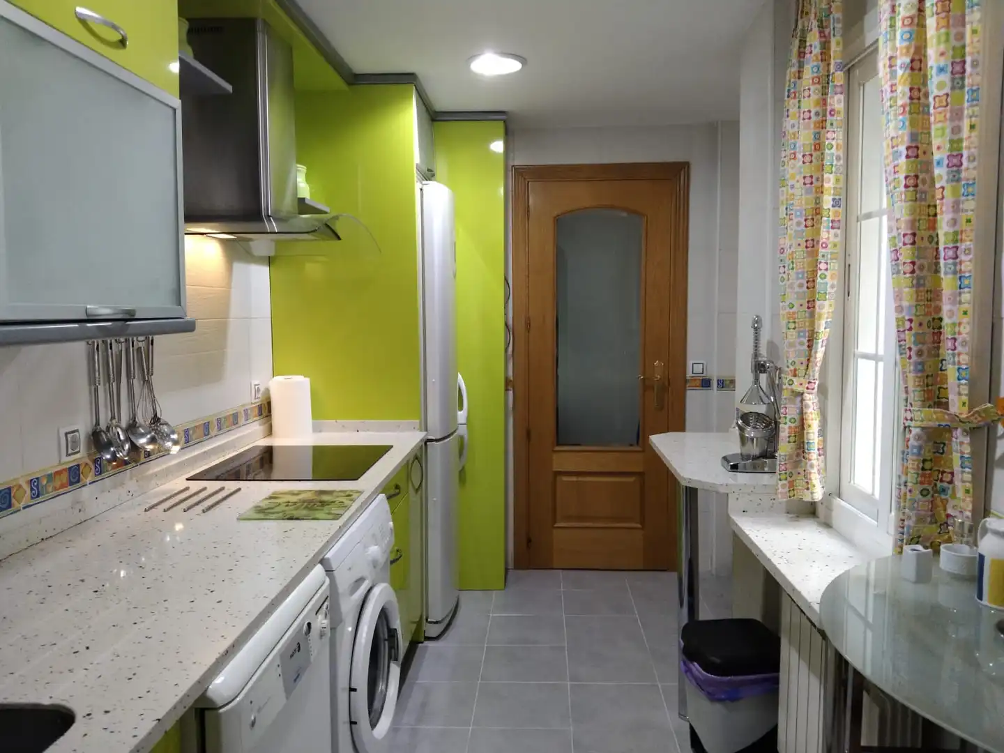 Küche von Wohnung zur Miete in Alcorcón mit Klimaanlage, Heizung und Parkett