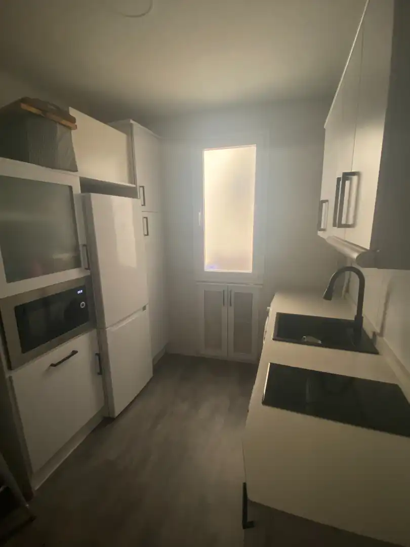 Kitchen of Flat for rent in Madrid  with Air Conditioner and Furnished