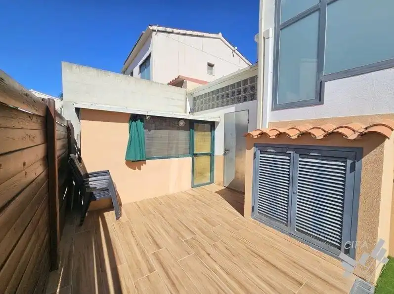 Terraza de Casa adosada en venta en Peñíscola / Peníscola con Calefacción, Jardín privado y Trastero