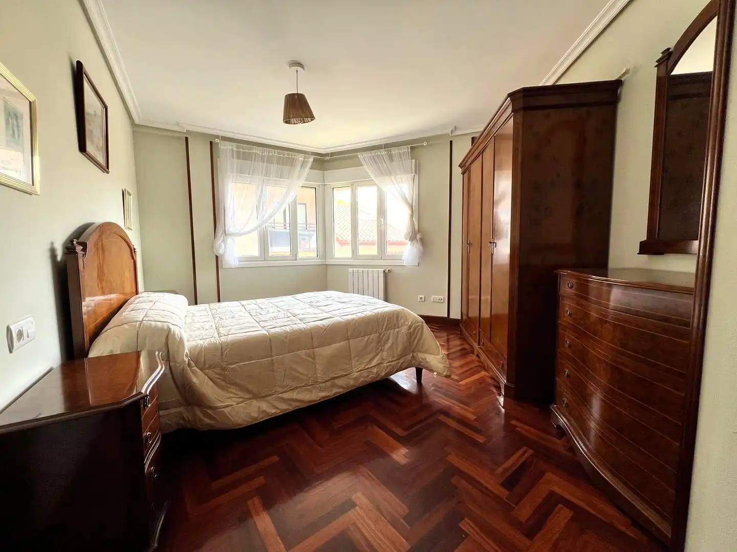 Schlafzimmer von Wohnung zum Verkauf in Andoain mit Heizung, Parkett und Abstellraum