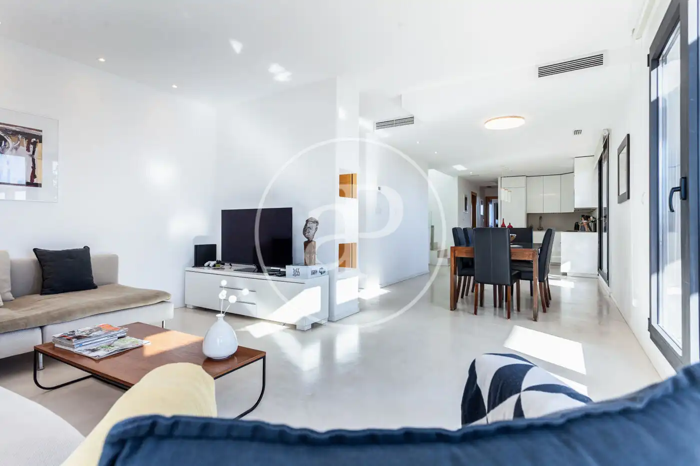 Sala de estar de Ático en venta en Valencia con Aire acondicionado, Calefacción y Terraza