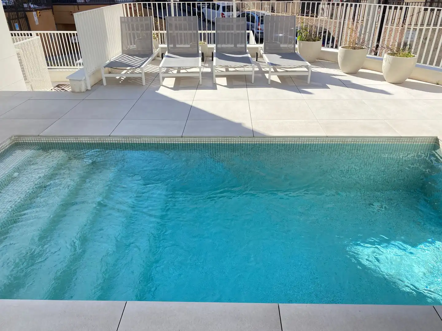 Piscina de Apartament de lloguer en  Palma de Mallorca amb Terrassa i Balcó
