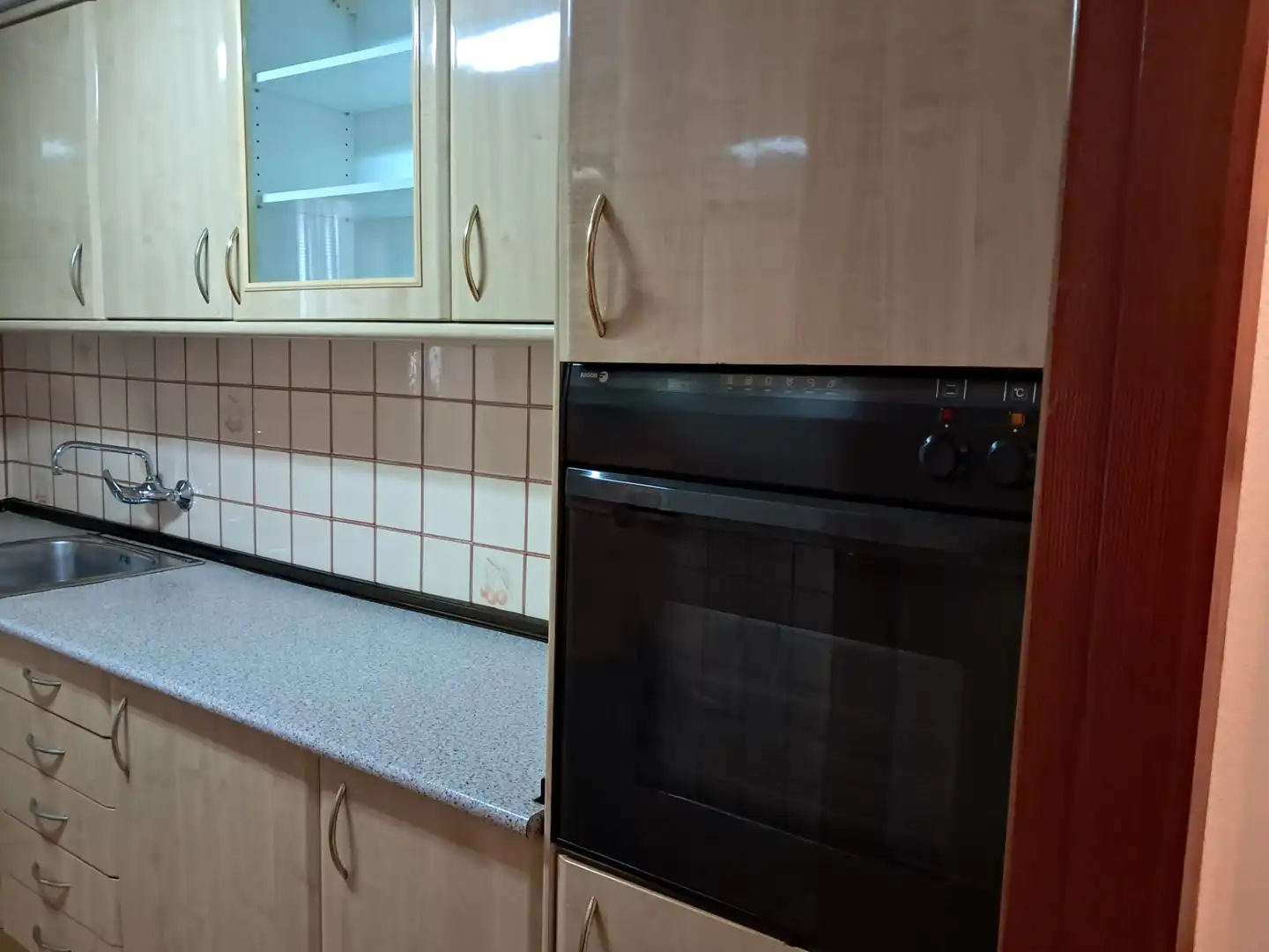 Kitchen of Flat for sale in Gandia  with Air Conditioner, Furnished and Oven