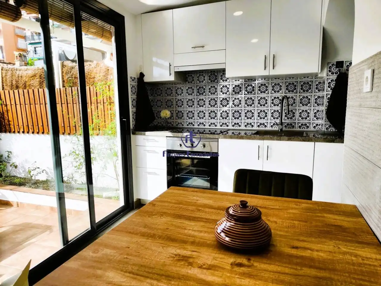 Cocina de Casa adosada en venta en Blanes con Calefacción y Amueblado