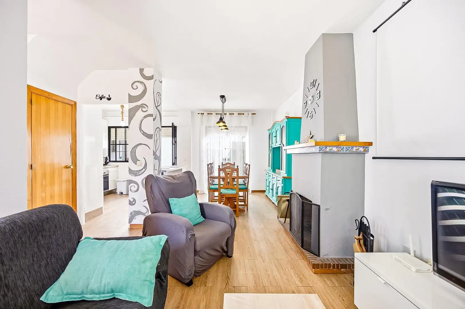 Sala de estar de Apartamento en venta en Chiclana de la Frontera con Jardín privado, Terraza y Trastero