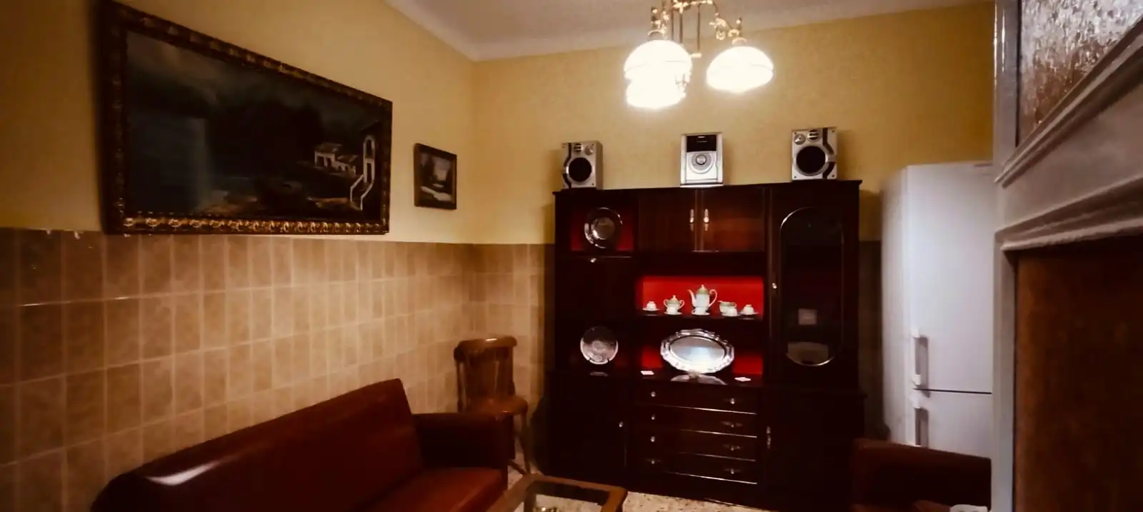 Sala d'estar de Casa o xalet en venda en Almodóvar del Campo amb Aire condicionat, Terrassa i Traster