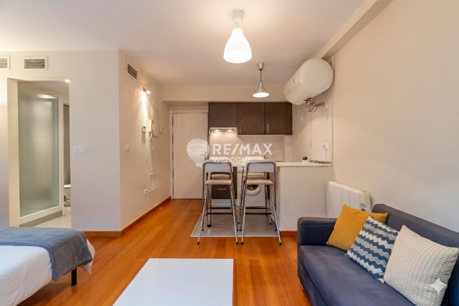 Exterior view of Study to rent in  Madrid Capital  with Air Conditioner, Heating and Furnished