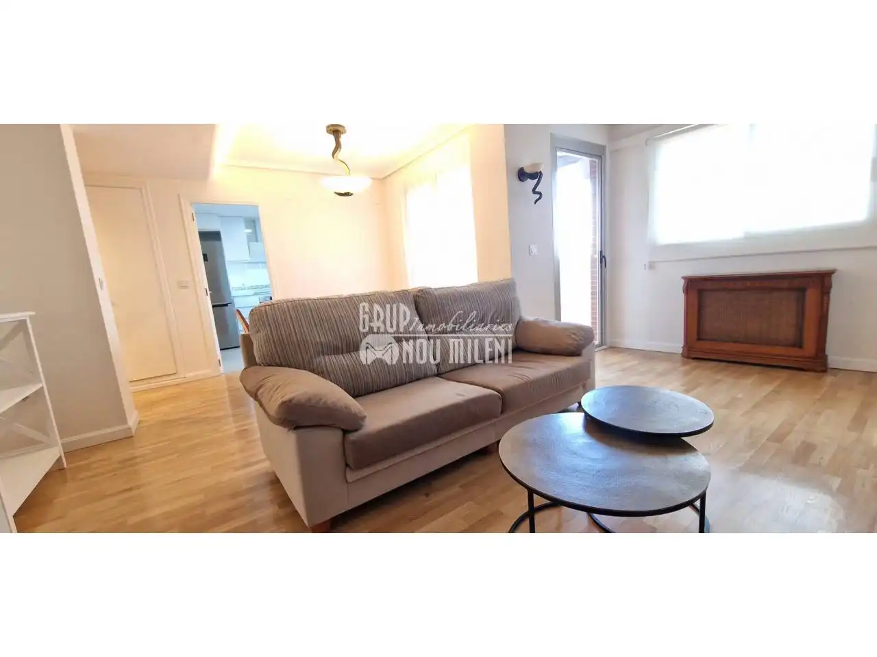 Sala d'estar de Dúplex de lloguer en Valencia amb Aire condicionat, Jardí privat i Parquet