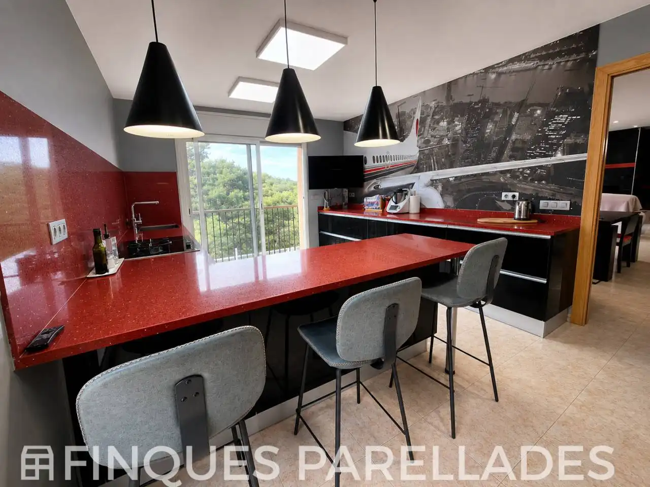 Kitchen of Houses for sale in Canyelles  with Air Conditioner, Heating and Private garden