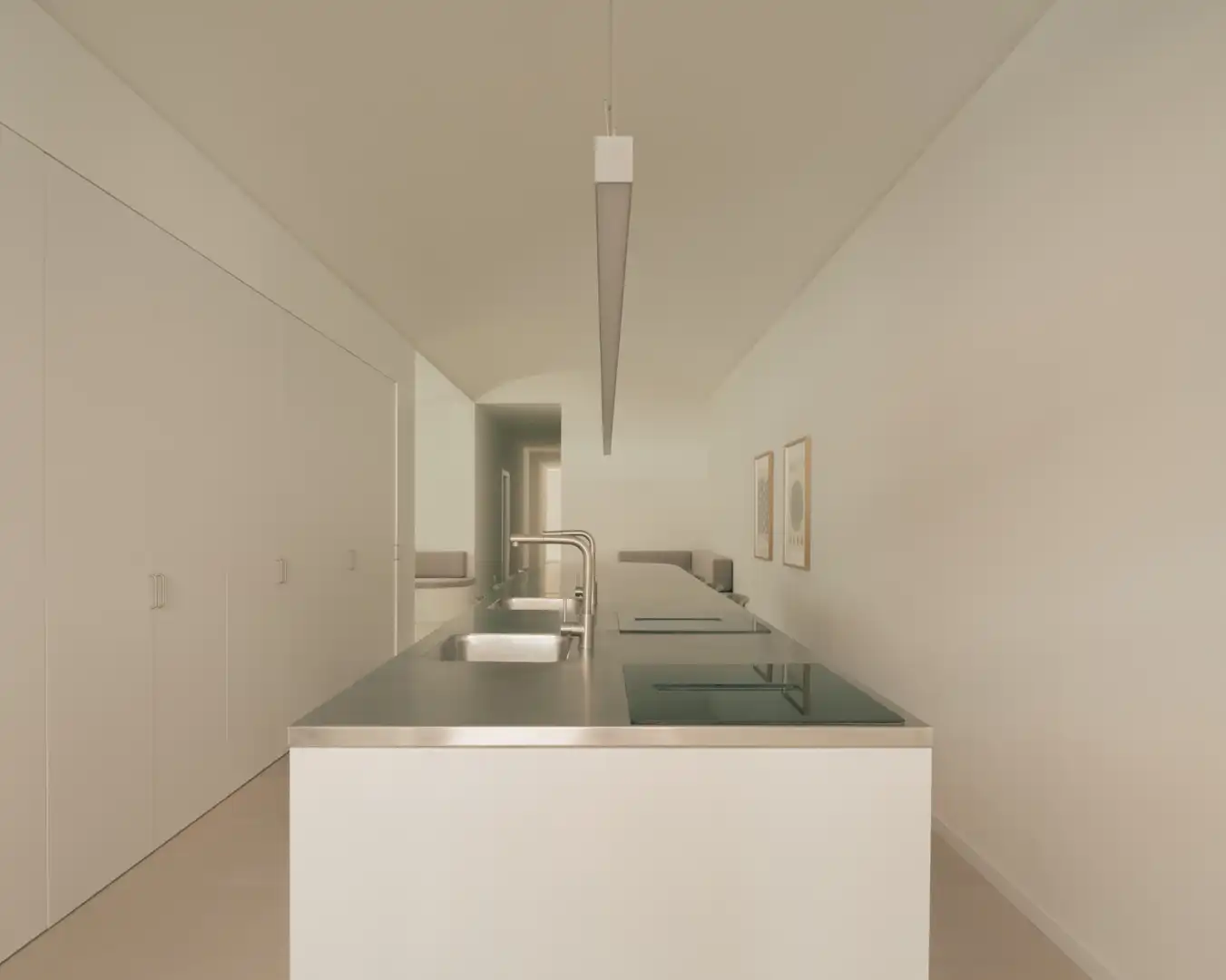 Cocina de Piso para compartir en Valencia con Aire acondicionado, Calefacción y Terraza