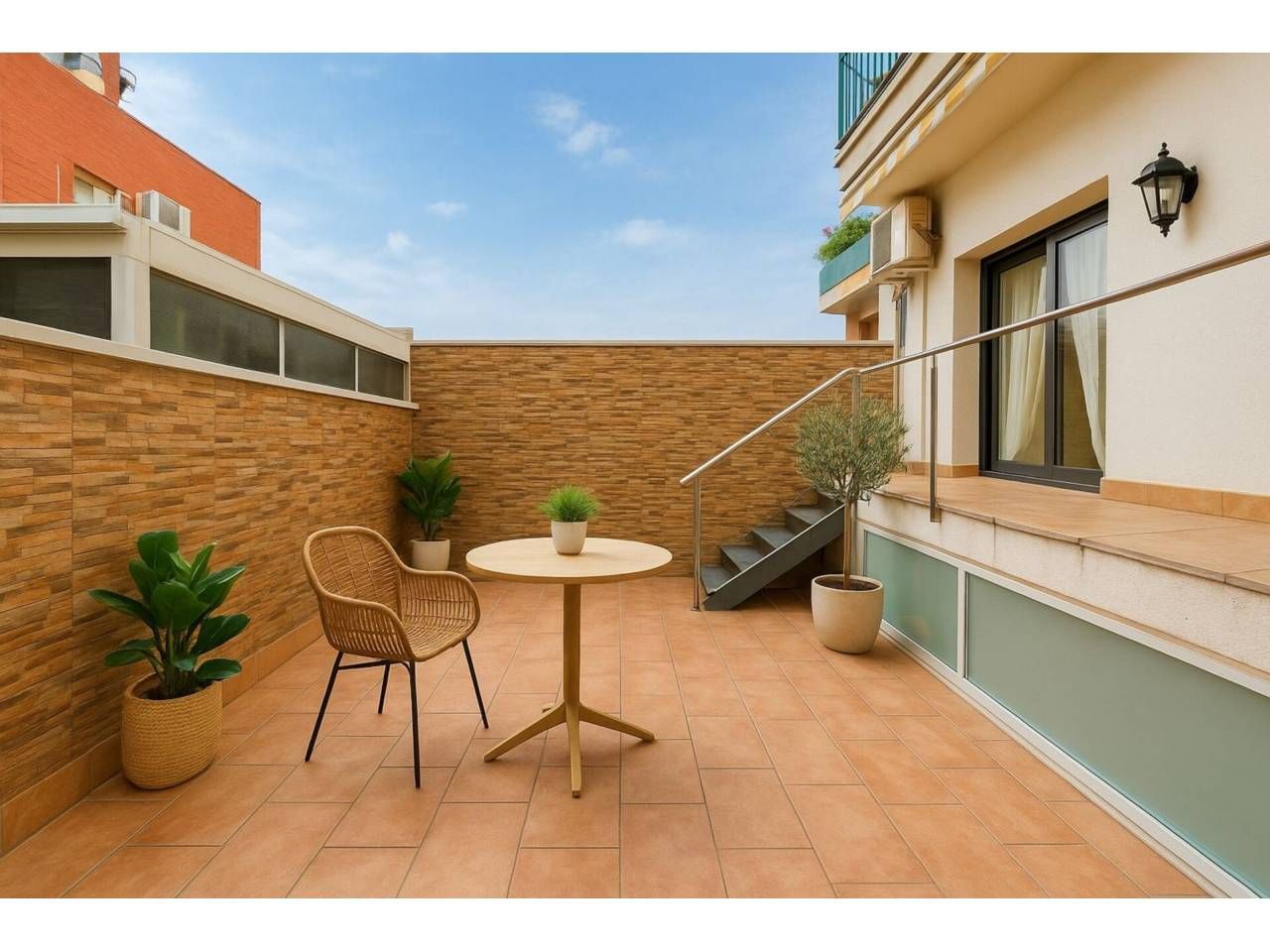 Terrace of Flat for sale in Cerdanyola del Vallès  with Air Conditioner, Heating and Parquet flooring