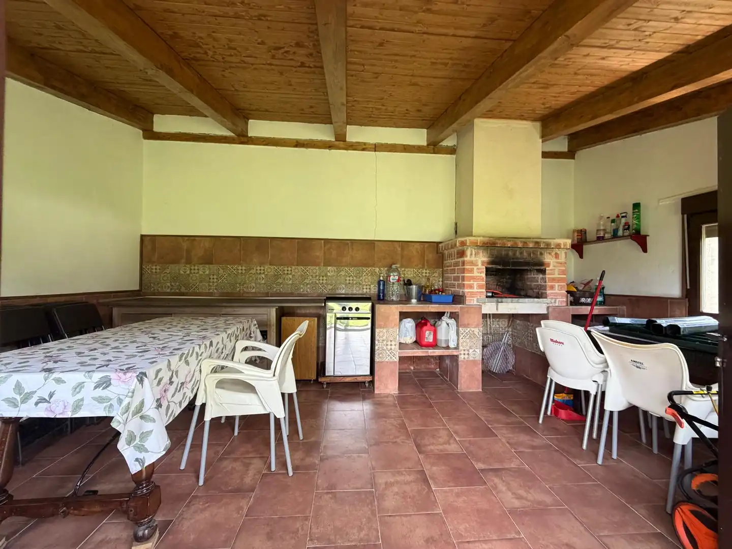 Cocina de Finca rústica en venta en Sepúlveda con Jardín privado, Trastero y Amueblado