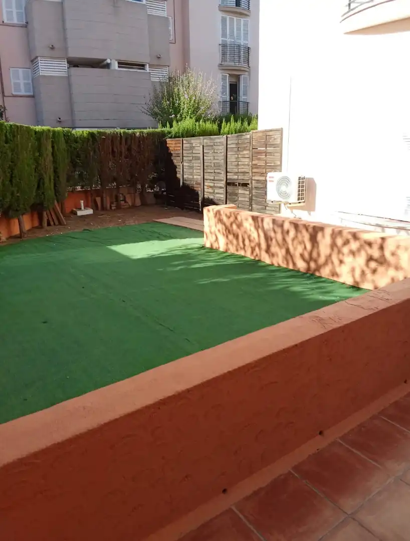 Terrasse von Wohnung zur Miete in Calvià mit Klimaanlage, Terrasse und Ofen