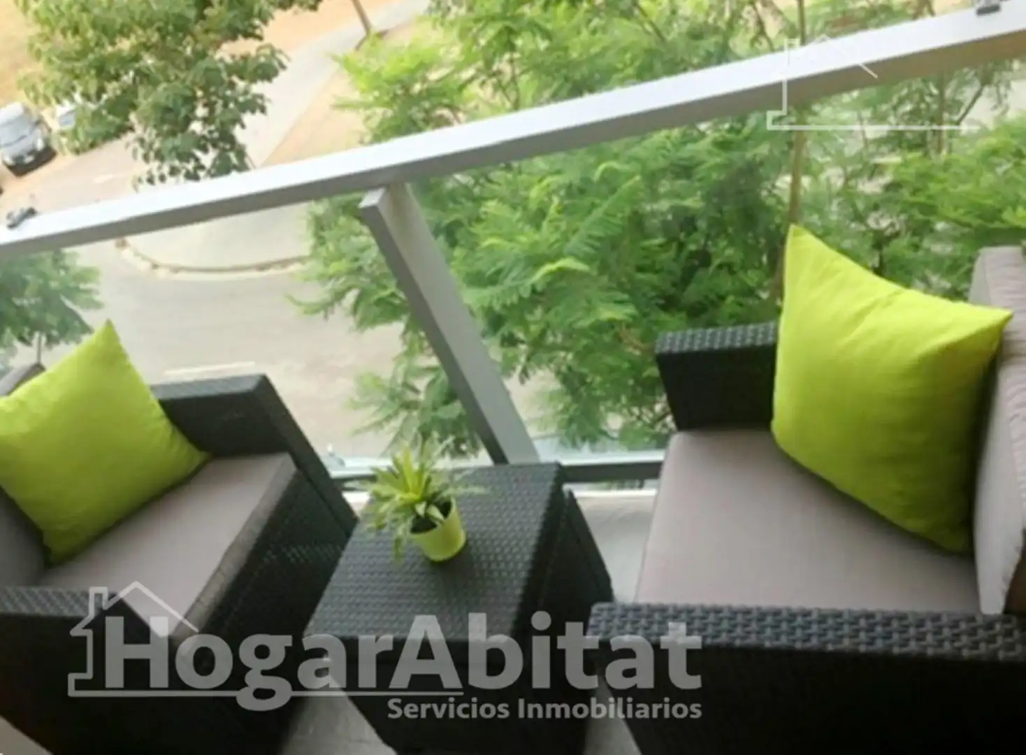 Balcony of Flat for sale in Torrent  with Air Conditioner, Heating and Private garden