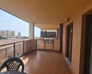 Terrace of Flat to rent in Roquetas de Mar  with Air Conditioner, Terrace and Furnished