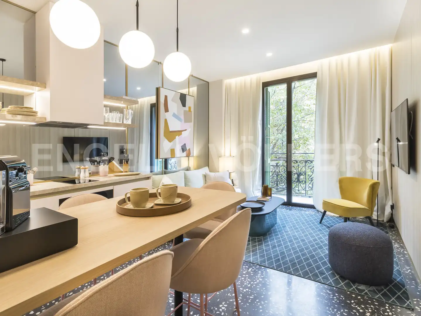 Living room of Flat for rent in Eixample