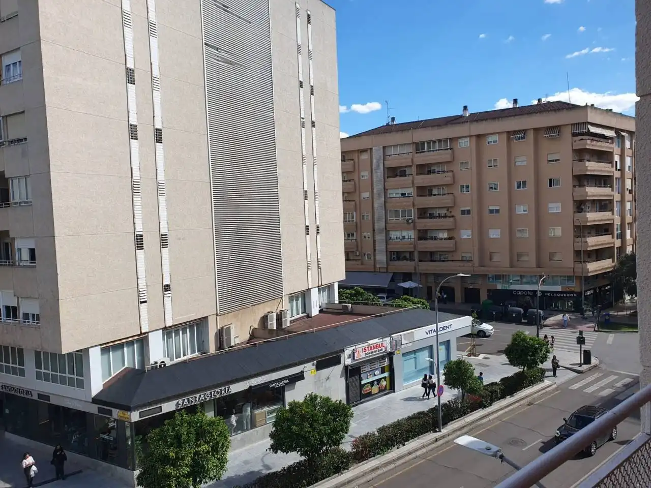 Vista exterior de Pis de lloguer en Badajoz amb Aire condicionat, Calefacció i Balcó