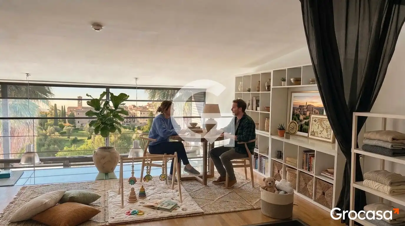 Sala d'estar de Loft en venda en Sant Feliu de Llobregat amb Aire condicionat, Calefacció i Traster