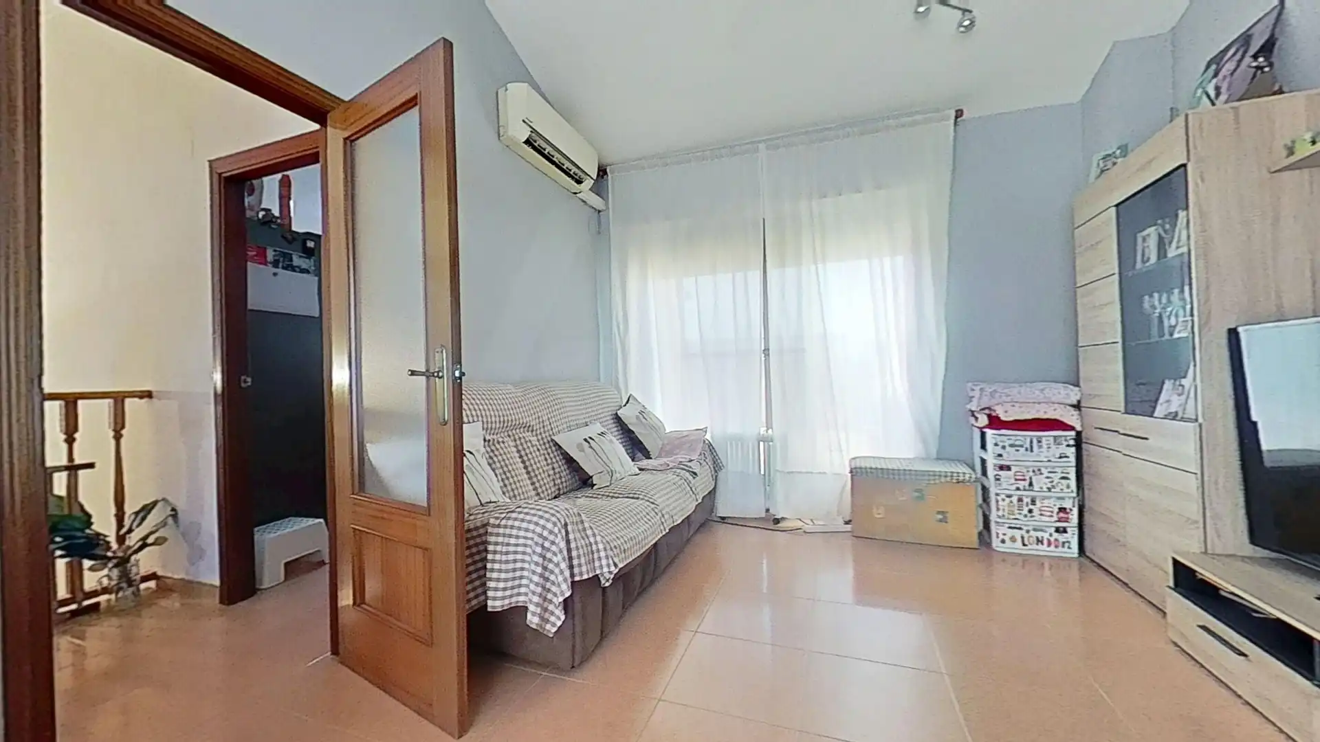 Schlafzimmer von Maisonette zum Verkauf in Castellón de la Plana / Castelló de la Plana mit Klimaanlage, Heizung und Terrasse