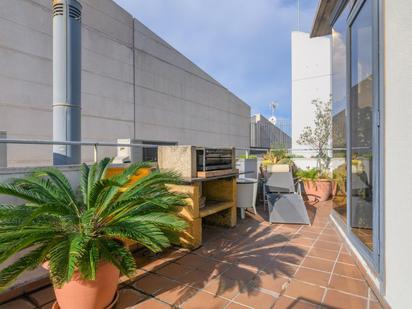 Terrace of Flat for sale in  Barcelona Capital  with Parquet flooring, Terrace and Swimming Pool