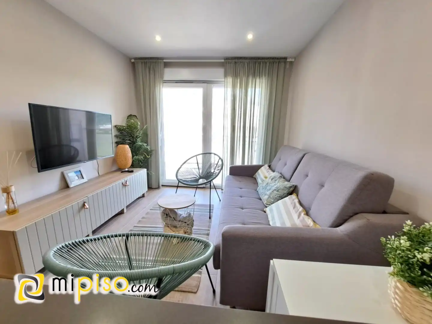 Wohnzimmer von Wohnung zur Miete in Laredo mit Terrasse und Möbliert
