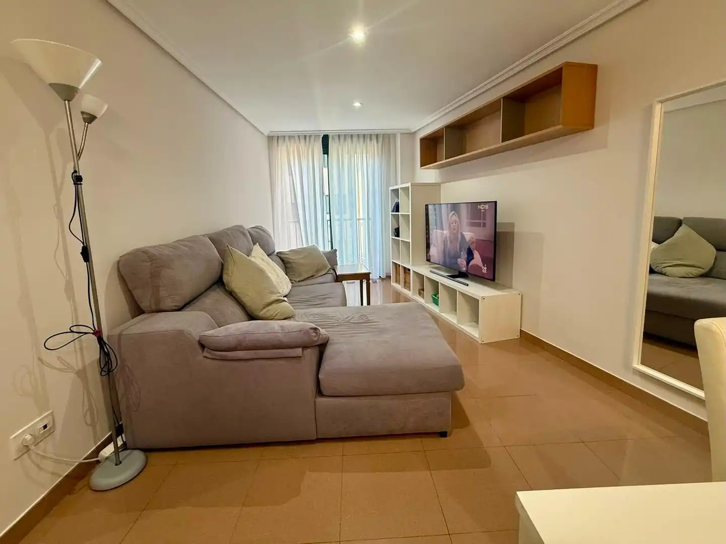 Sala d'estar de Pis de lloguer en Ourense Capital  amb Moblat