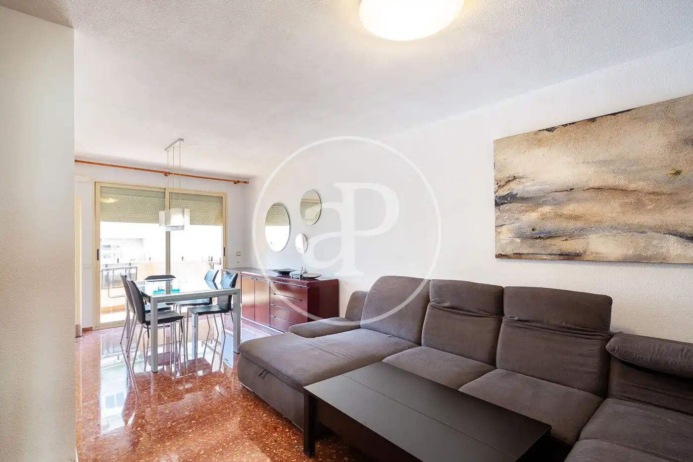 Sala de estar de Piso de alquiler en Valencia con Aire acondicionado, Calefacción y Amueblado